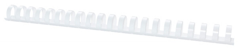 Пружина пластикова біла d-22мм OFFICE PRODUCTS 20242215-14, 50 шт/уп